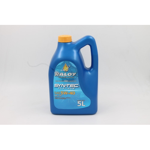 Aceite Raloy 100% Sintetico Platinum 5w40 Api Sp Garrafa 5l