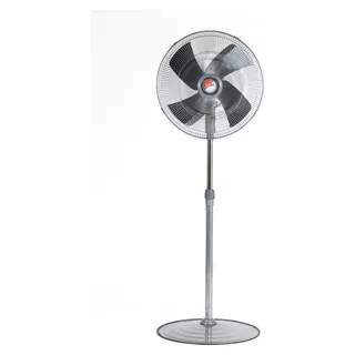 Ventilador Circulador De Pie 20  (50 Cm)  Nacional Pala + Reja Metálica - 3 Velocidades - Gatti Ventilación Gris