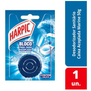 Bloco Sanitário Caixa Acoplada Harpic 50g Azul