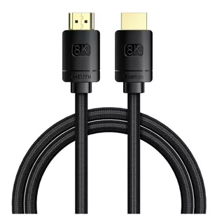 Cable Adaptador Alta Definición Hdmi/hdmi 8k 2m Negro Baseus