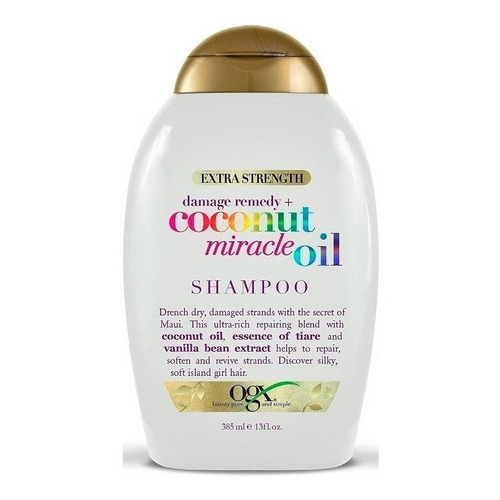 Ogx Shampoo Coconut Miracle Oil Extra Fuerza Reparador 385ml