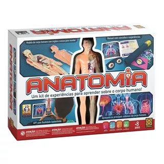Jogo Brinquedo Educativo Stem Anatomia Corpo Humano Grow