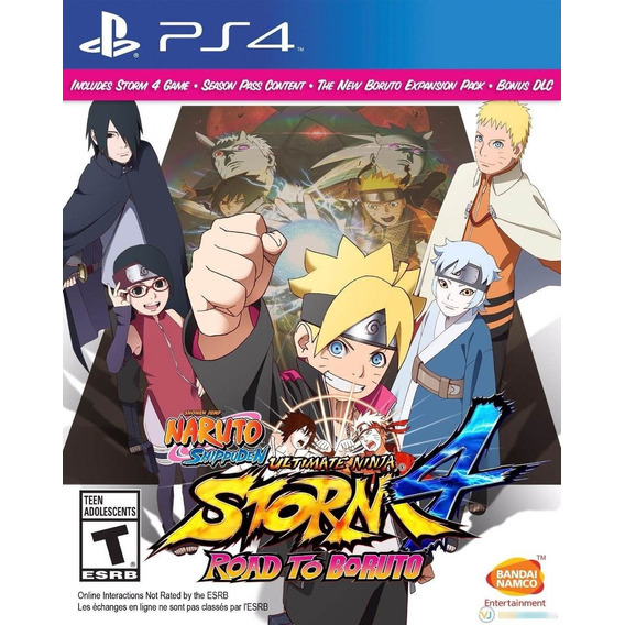 Naruto Shippuden: Ultimate Ninja Storm 4 Road to Boruto  Naruto Shippuden: Ultimate Ninja Storm Standard Edition Bandai Namco PS4 Físico