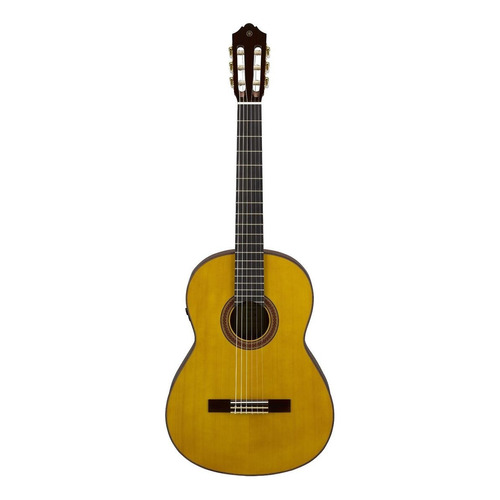 Guitarra clásica Yamaha TransAcoustic CG-TA para diestros natural brillante