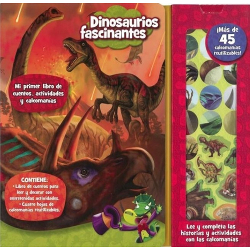 Dinosaurios Fascinantes (contiene 45 Calcomanias)