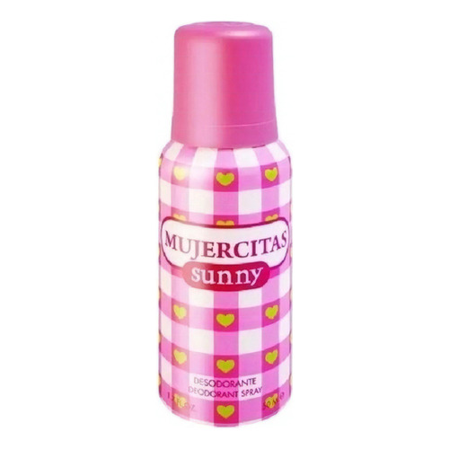 Desodorante Aerosol Niñas Mujercitas Sunny 102ml Mujer Fragancia frural