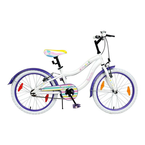 Bicicleta Baccio Mystic Niñas Rodado 20, Hermosa! Color Blanco/Violeta