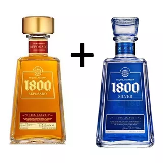 Kit Tequila 1800 Original Reposado + Silver Frete Grátis