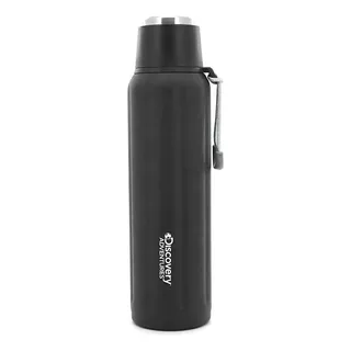 Termo Acero Inoxidable Doble Capa Frio Calor Mate Agua 750ml Color Negro