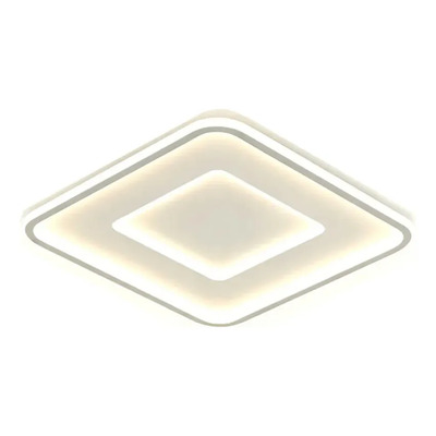 Plafón Led Prisma Blanco 50 Cm Luz Desing Blanco
