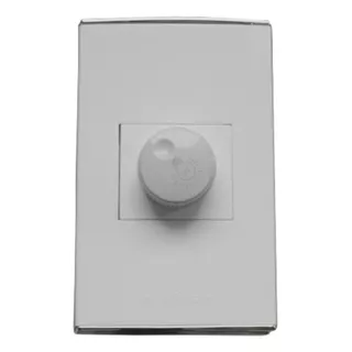 Interruptor Dimmer Sencillo Blanco Mercury