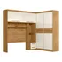 Ropero Placard Respaldo Dormitorio 2 Puertas Corredizas Color Marrón
