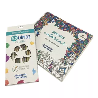 Eco Kit Libro Y Lápices Para Colorear - Fundación Garrahan