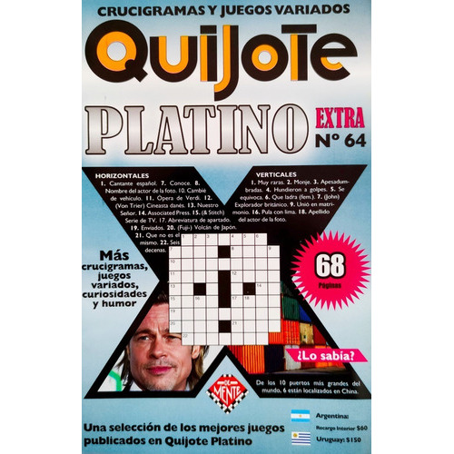 Quijote Platino Extra N° 64 - 68 Paginas