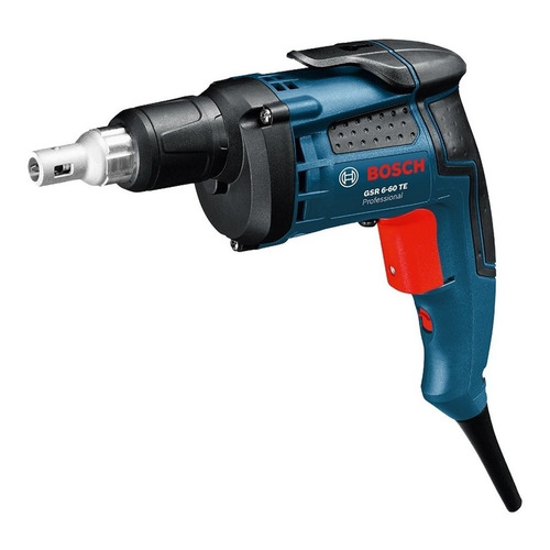 Atornillador de Durck Con Tope Eléctrico Bosch Heavy Duty GSR 6-60 TE 220V azul