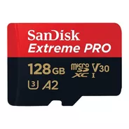 Tarjeta Micro Sd Sandisk Extreme Pro 128gb 4k