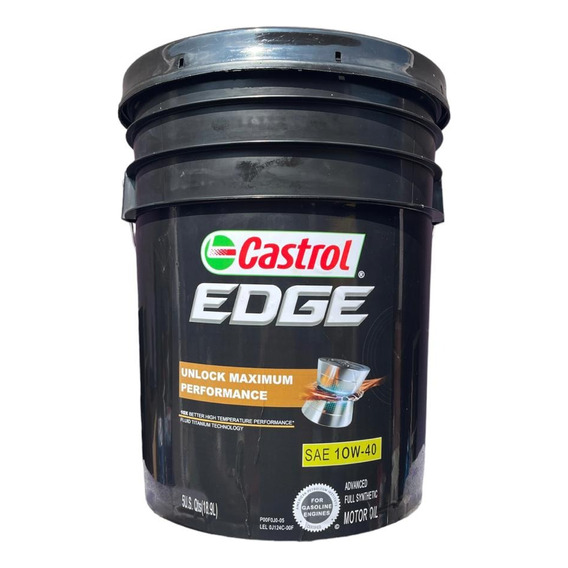 Castrol Edge 10w40 Full Synthetic  Cubeta 18.9 Lts