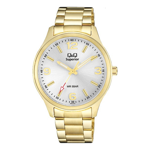 Reloj Para Hombre Q&q Superior S00a-004py Dorado