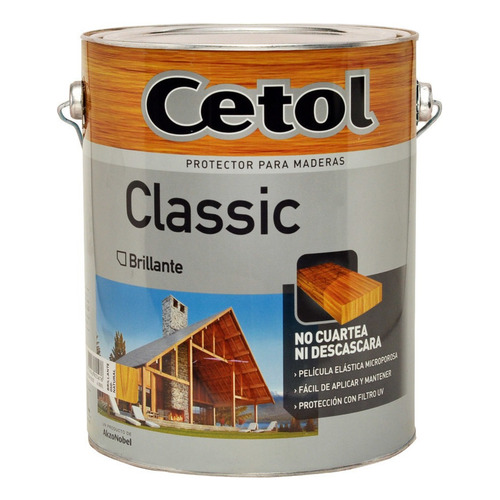 Cetol Classic Brillante pintura Impregnante 10L color cedro