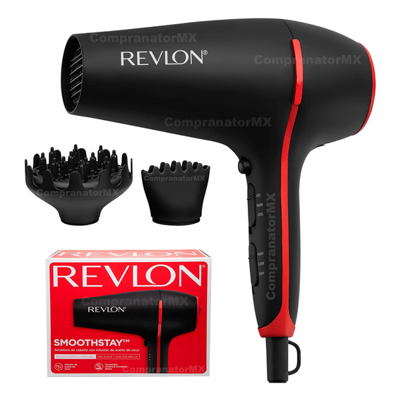 Secadora Cabello Revlon Coco Cerámica Turmalina Iones Pelo