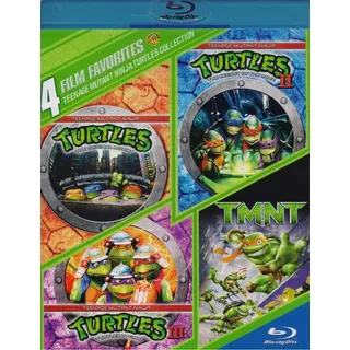 Las Tortugas Ninja 1 2 3 + Tmnt Peliculas 4 Film Blu-ray