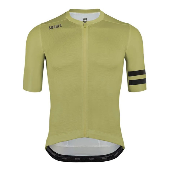 Jersey Ciclismo M/c Suarez Hombre Solid Green Gold 2.4