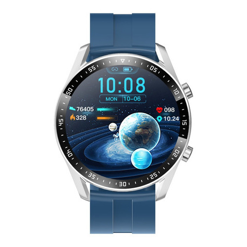 Reloj Inteligente Smart Watch Llamadas Alta Definicion Ip68 Color de la caja Azul