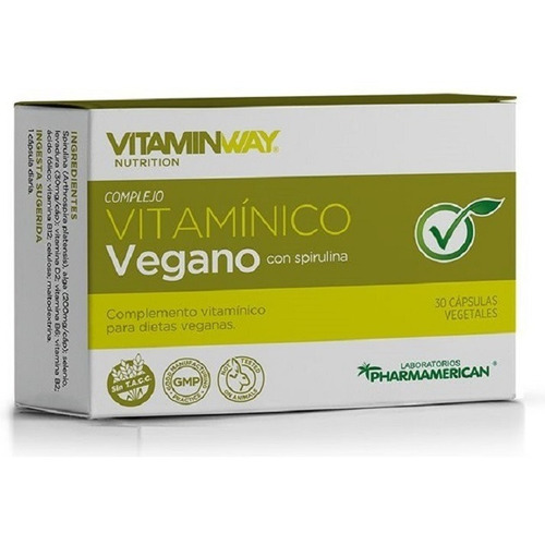 Vitamin Way Complejo Vitamínico Vegano Vitamina B12 30 Caps