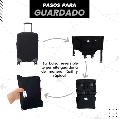 Funda protectora de equipaje para maleta con ruedas de moda de 18 a 28  pulgadas, funda elástica para bolsa de polvo, accesorios de viaje, Mode de  Mujer