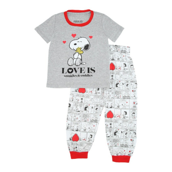 Pijama Bebé Camiseta Manga Corta Pantalon Snoopy Isma