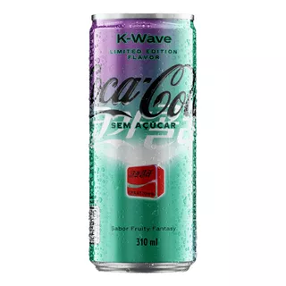 Coca-cola K-wave Sem Açúcar Celebra O K-pop Lata 310ml