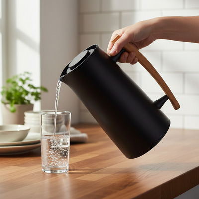 Jarra Térmica Sakura Nébula Negra 1lts 25101n Bazarnet Negro