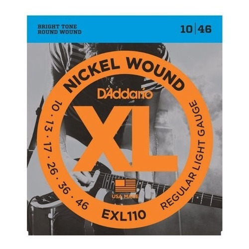 Cuerdas D´addario Exl110 Made In Usa Electrica Dadario