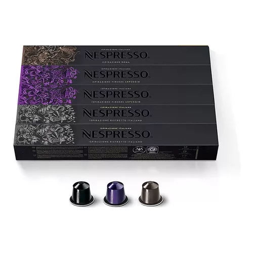 NESPRESSO Cápsulas de Café Pack Master Origin - 50 unidades