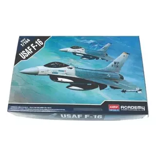 Avion F16 Caza Moderno Academy 12610 Para Armar F-16 Falcon