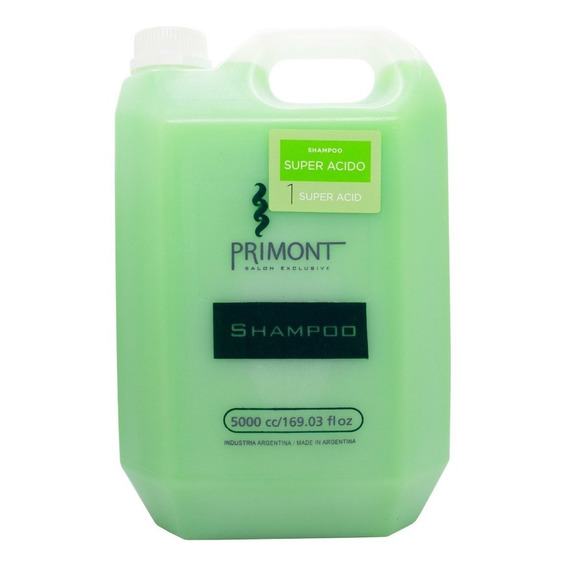 Primont Shampoo Super Acido Pelo Teñidos Peluqueria 5lt 3c
