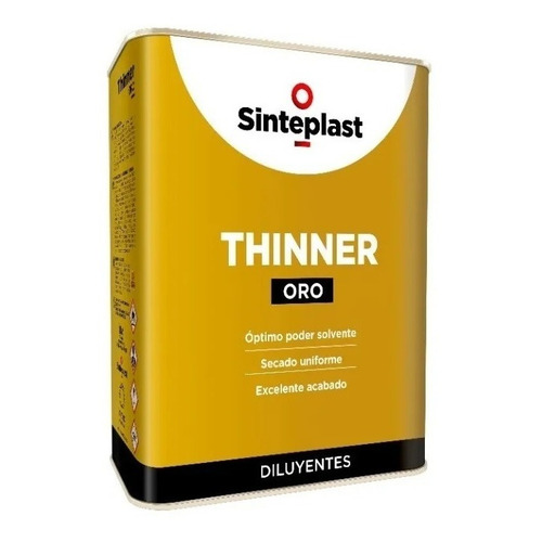 Thinner Sello De Oro Premium Sinteplast X 4 Lts