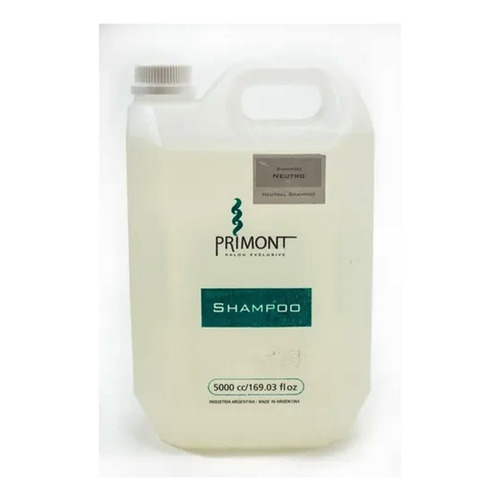 Shampoo Neutro Primont X 5000ml Ph Balanceado