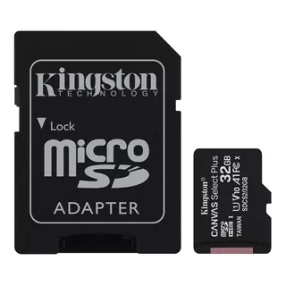 Tarjeta De Memoria Kingston Sdcs2 S2  Canvas Select Plus Con Adaptador Sd 32gb