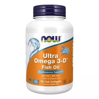 Ultra Omega 3-d Vitamina D3 Now Foods Importado Fish Oil 90c