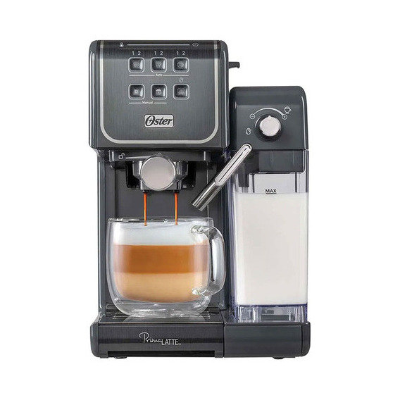 Cafetera Expresso Oster Cappuccino Latte Capsulas Em6801m Color Negro