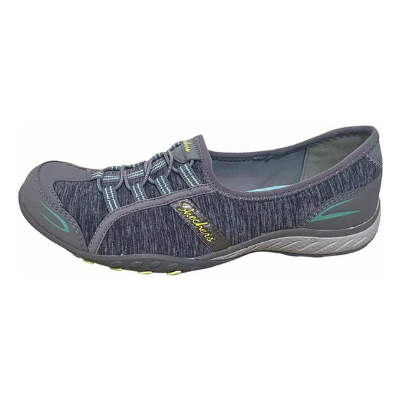 Tenis Gris Skechers Dama Talla 23.5, 24, 24.5 Y 25mx Mod.224