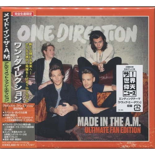 One Direction Made In The A.m. Japanese Dlx Cd + Book Boxed