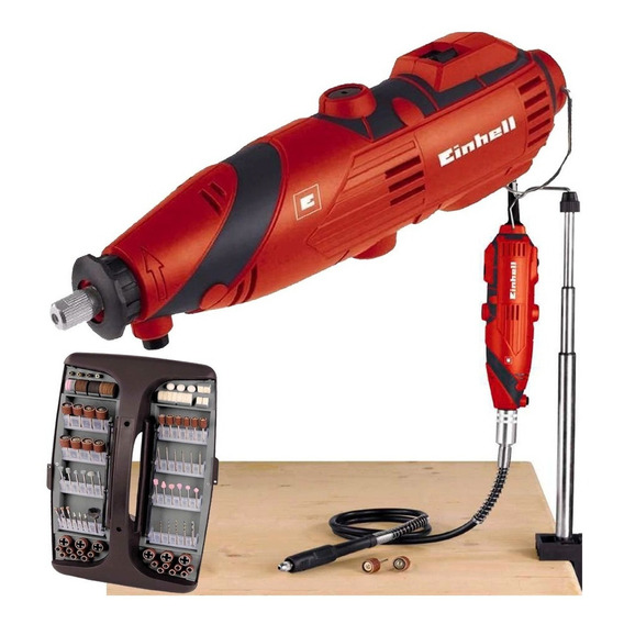 Minitorno Einhell 230v 135w Flexible + 189 Acc Pulido Graba