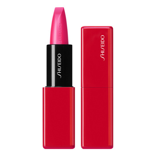 Labial En Barra Shiseido Technosatin Gel Lipstick Color 421 Live Wire - Hot Pink