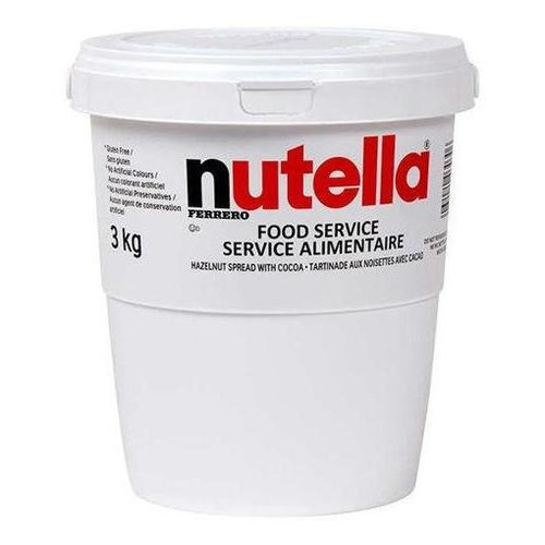 Crema De Avellana Nutella Cubeta 3 Kg