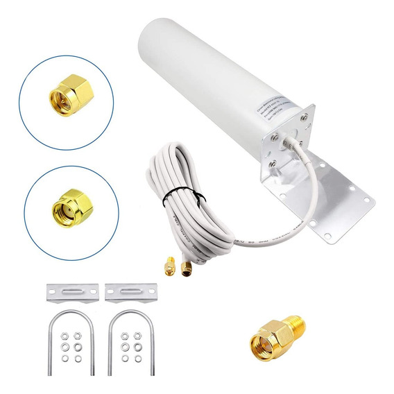 Antena Exterior Interior 3g 4g Modem Huawei Zte Conector Sma