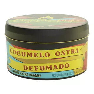 Cogumelo Ostra Defumado Na Lata Cogumelado 180g Original