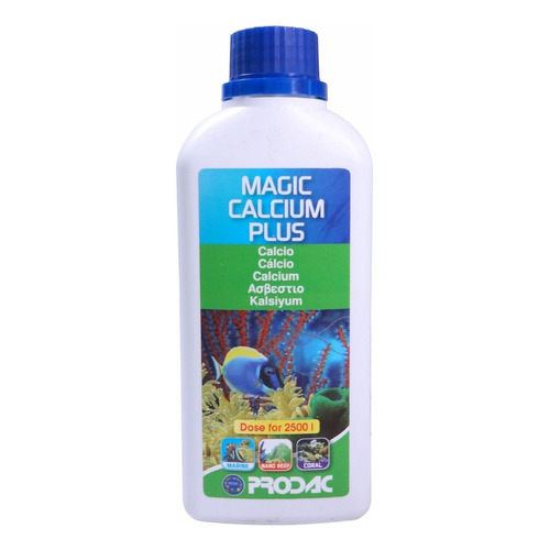 Suplemento de calcio Prodac Magic Calcium Plus de 250 ml