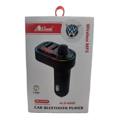 Adaptador Transmisor Fm Cargador Carro Bluetooth Modulador